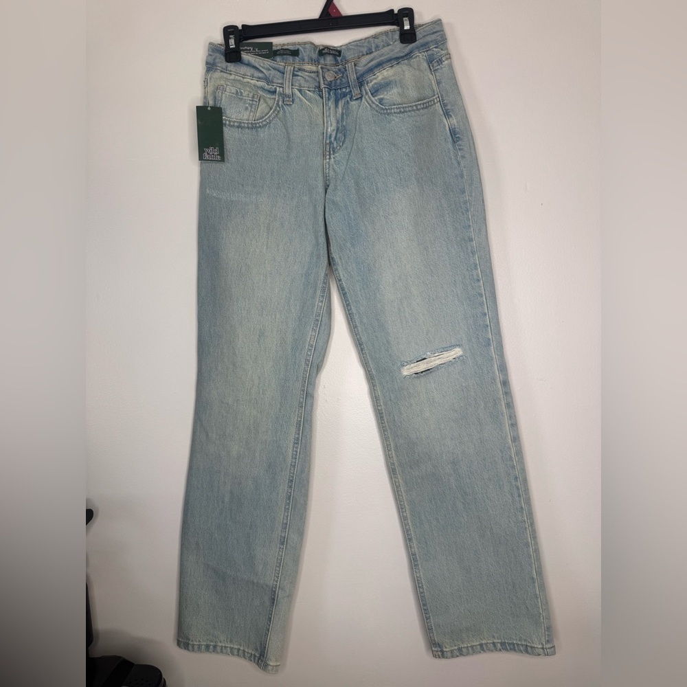 Wild Fable Light Blue Distressed Jeans - Picture 1 of 3